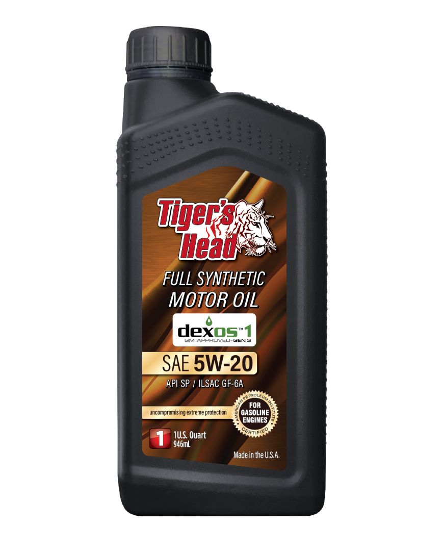 Tiger's Head Full Synthetic Dexos SAE 5W-20 Motor Oil